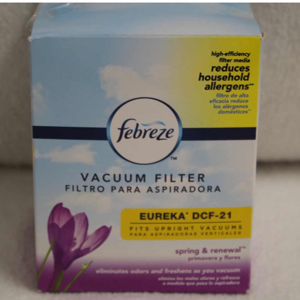 Febreze Vacuum Filter Eureka DCF-21 Spring Renewal Fits Upright Vacuums